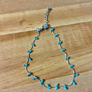Elegant Avon Lightweight Turquoise Anklet Bracelet